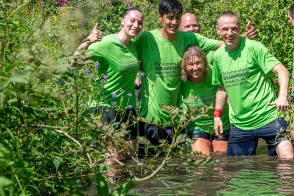 Das Team vom ML Energiesysteme bei der Teilnahme an dem WertachXrun Masters.